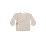 Quincy Mae - Knit Wrap Top - Oat