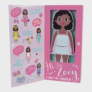 Floss & Rock - Zoey Magnetic Dress Up Doll