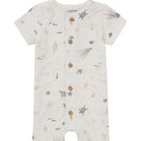Noppies - Bunkie Shortsleeve Playsuit - Whisper White