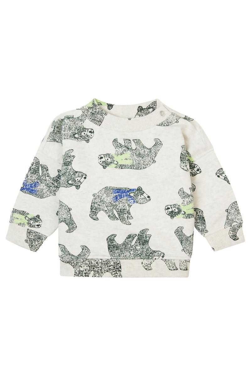 Noppies - Gouzon Sweater - Oatmeal All Over Print