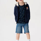 Noppies - Dewy Zip Up Hoodie - Eclipse