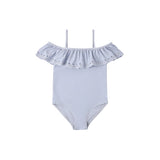 Rylee & Cru - Off-The-Shoulder One-Piece Periwinkle SKU: