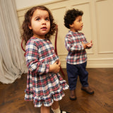 Molo - Cele Dress - Pine Check