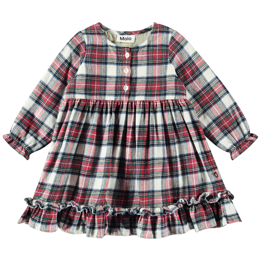 Molo - Cele Dress - Pine Check