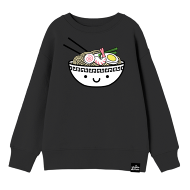 Whistle & Flute - Kawaii Ramen Sweatshirt - Black