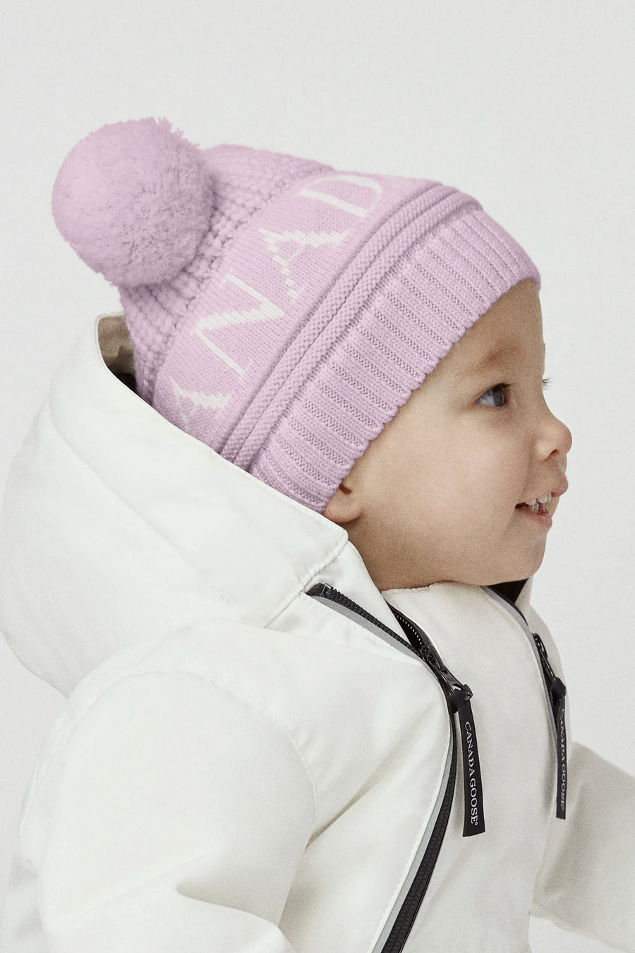 Canada Goose - Baby Double Pom Hat - Soft Pink