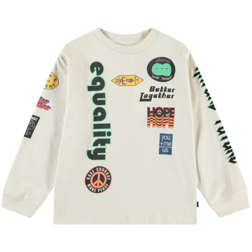 Molo - Rube Longsleeve - Messages Colour