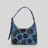 Baggu - Mini Nylon Shoulder Bag - Digital Denim Birds