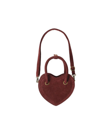 Rylee & Cru - Heart Purse - Burgundy
