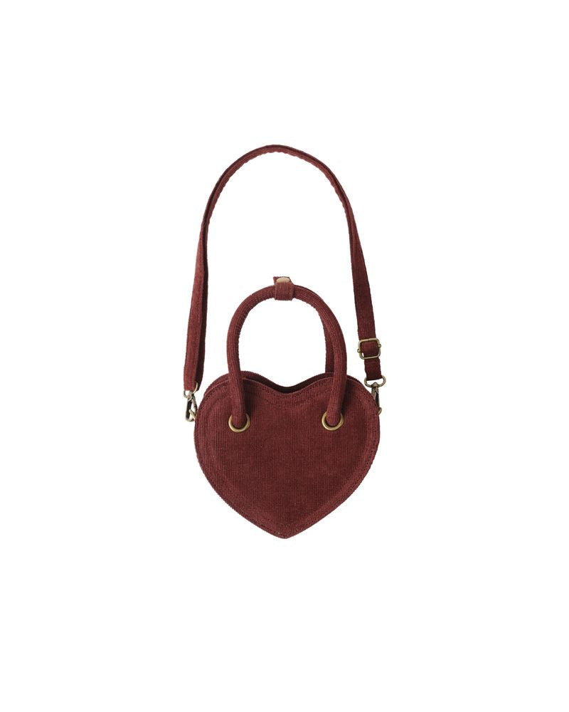 Rylee & Cru - Heart Purse - Burgundy