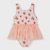 Milkbarn - Ballet Skirt Swim Suit - Strawberry