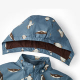 Milkbarn - Hooded Windbreaker Rain Jacket - Penguin