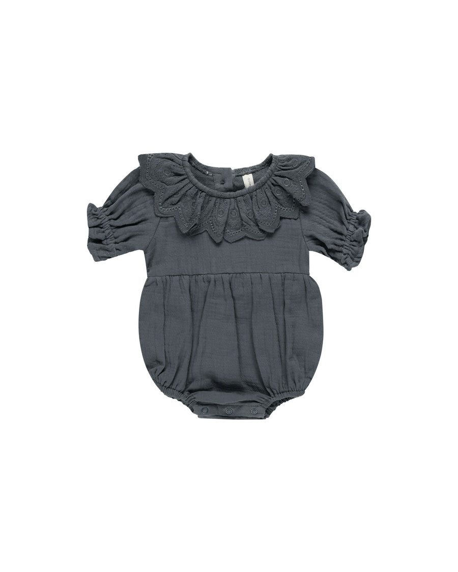 Quincy Mae - Cosette Romper - Indigo