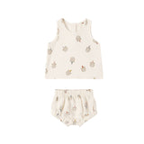 Quincy Mae - Woven Tank Set - Party Bears