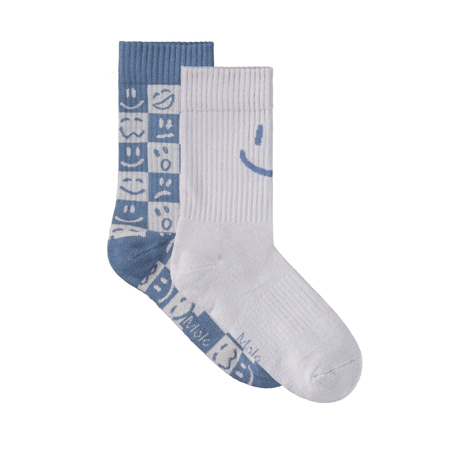 Molo - Norman Socks 2 Pack - Blue Dust