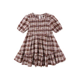 Rylee & Cru - India Dress - Burgundy Plaid