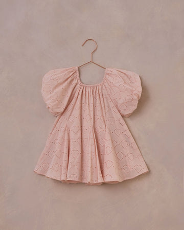 Noralee - Maia Dress - Blush Heart Eyelet