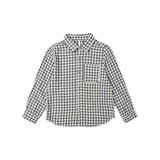 Rylee & Cru - Collared Long Sleeve Shirt - Navy Check