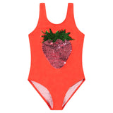 Molo - Nika Swim Suit - Glitter Strawberry