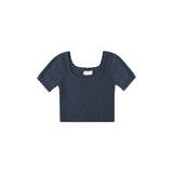 Rylee & Cru - Scallop Tee - Navy