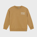 Daily7 - Oversized Sweater with Backprint - Light Chesnut
