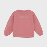 Daily7 - Oversized Sweater with Backprint - Coral Clay