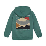 Daily7 - Hoodie with Backprint - Blue Spruce