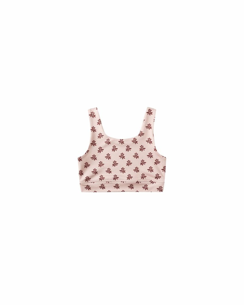 Rylee & Cru PLAY - Swift Sports Bra - Blush Fleur