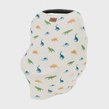 Kyte Baby - Car Seat Cover - Ecru Dinosaur