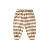 Quincy Mae - Oversized Sweatpants - Gold Stripe