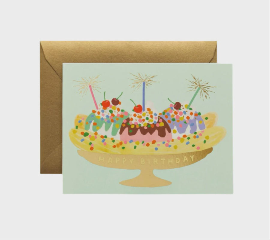 Rifle Paper Co. - Card - Banana Split Birthday