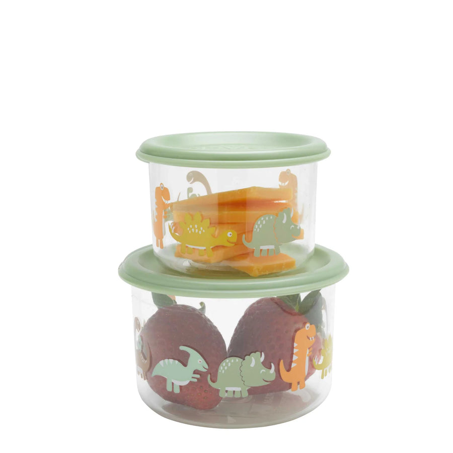 Sugarbooger - Good Lunch Small Containers 2 pcs - Baby Dinosaur