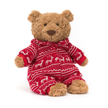 Jellycat - Bartholomew Bear Winter Pajamas