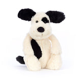 Jellycat - Bashful Black & Cream Puppy - Original - Medium