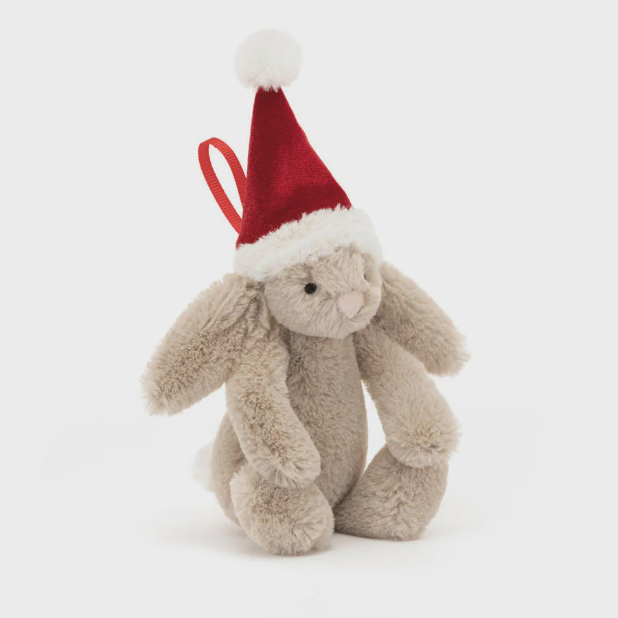 Jellycat - Bashful Christmas Bunny Ornament