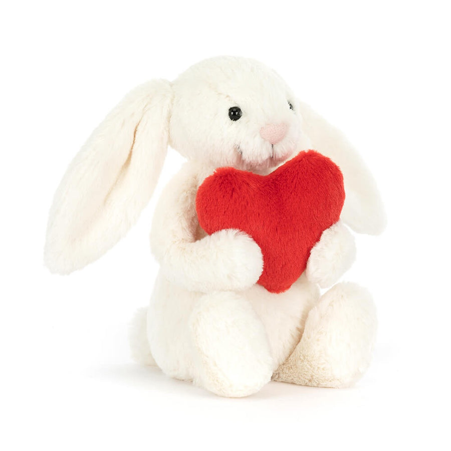 Jellycat - Bashful Red Love Heart Bunny - Medium