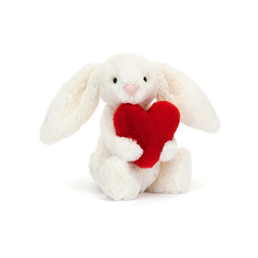 Jellycat - Bashful Red Love Heart Bunny - Little