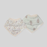 Lou Lou Lollipop - Muslin Bandana Set - Hedgehog Forest