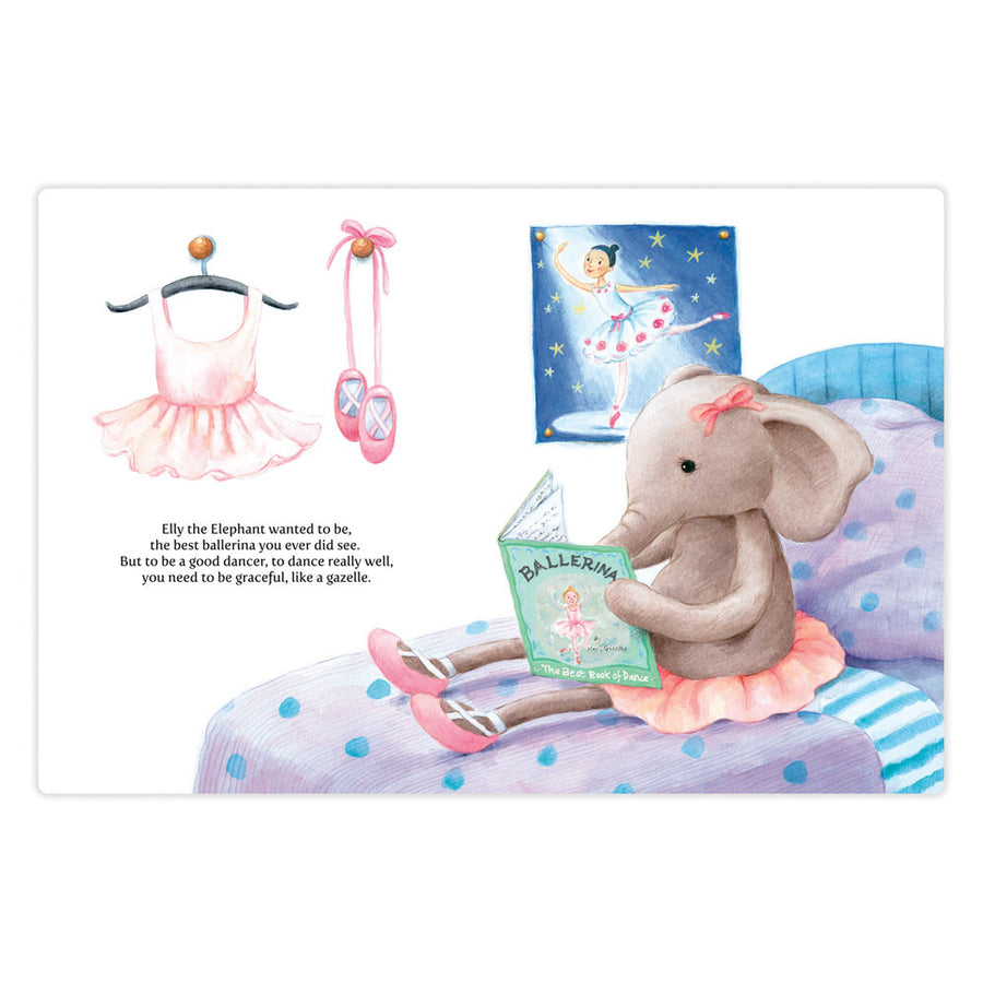 Jellycat - Elly Ballerina - Book