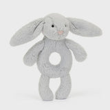 Jellycat - Bashful Grey Bunny Rattle