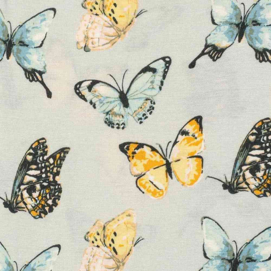 Milkbarn - Bamboo Zipper Pajama - Butterfly