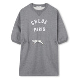 Chloe - Long Sleeved Dress - Heather Grey