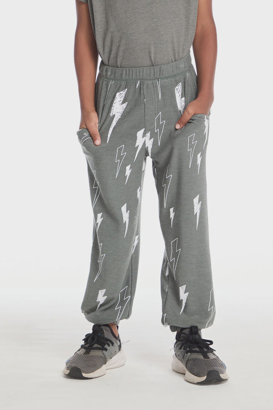 Chaser - Scribble Bolt Pants - Safari