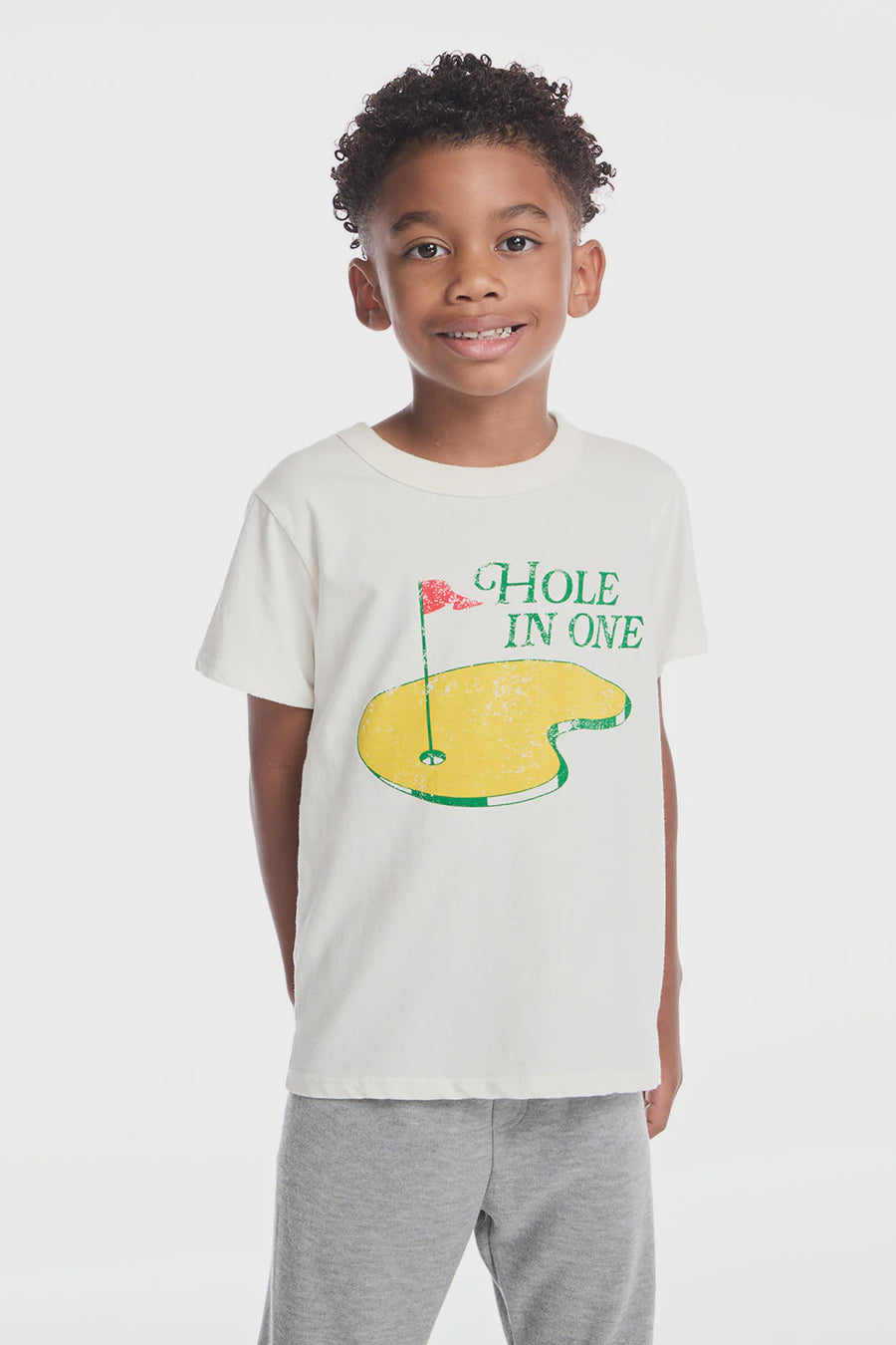 Chaser - Hole in One Tee - Streaky White