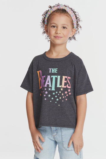 Chaser - The Beatles Logo T Shirt - Black Rainbow