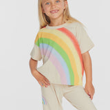 Chaser - Rainbow Tee - Oatmeal