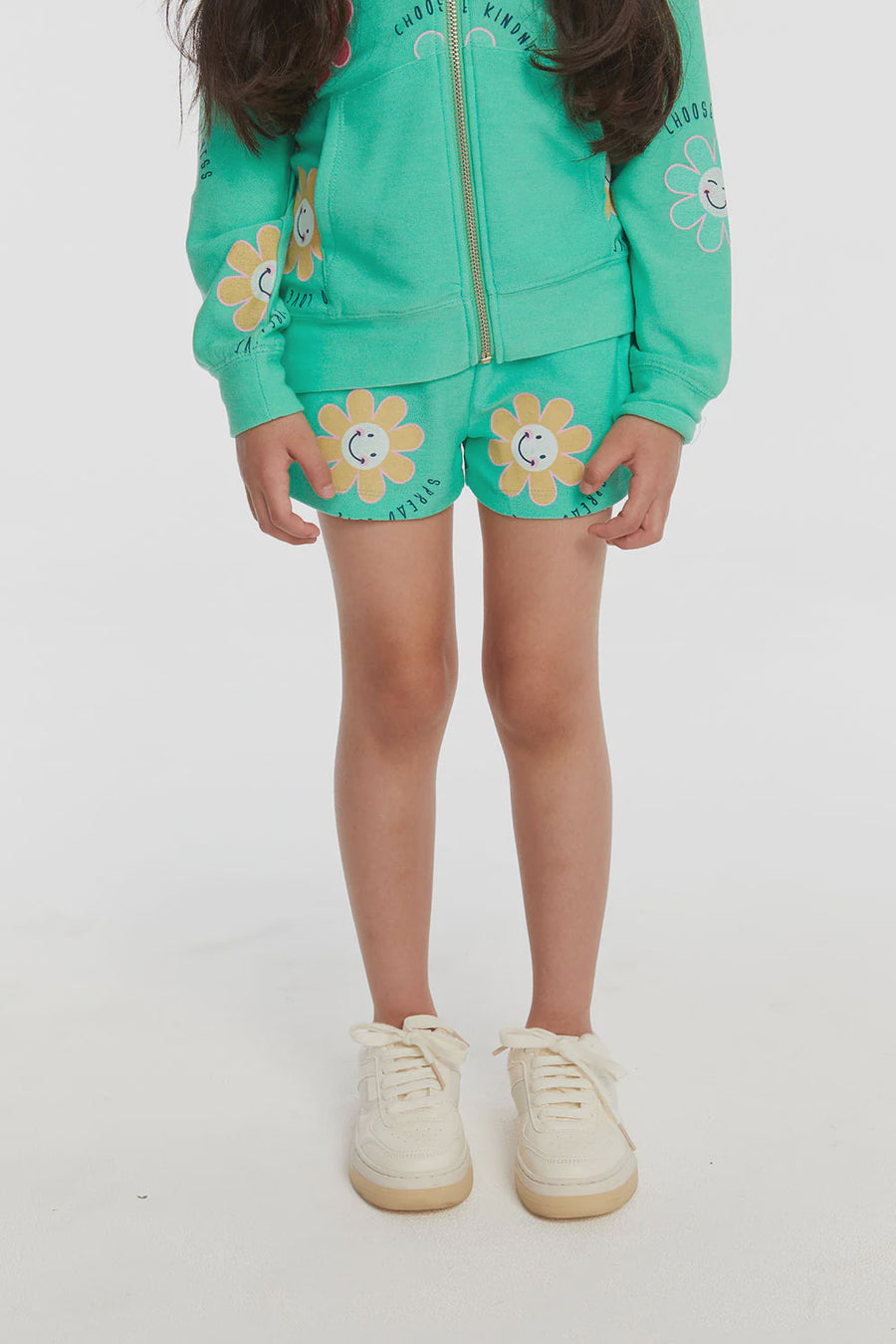 Chaser - Smiley Flower Shorts - Spring Bud