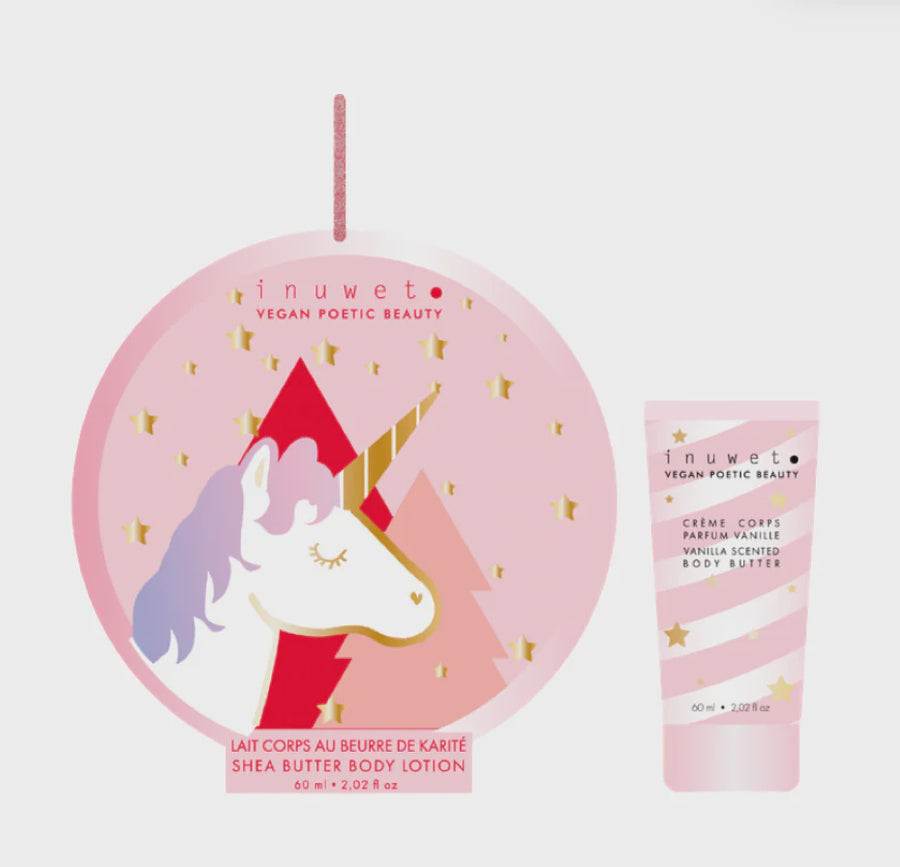 Inuwet - Unicorn Ornament - Vanilla Body Butter