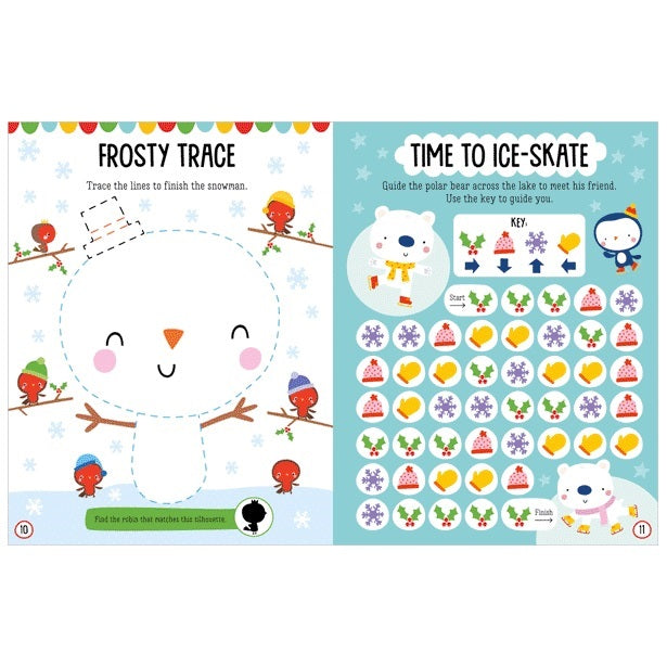 Book - Christmas Activity Book: Felt Stickers