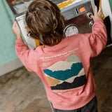 Daily7 - Oversized Sweater with Backprint - Coral Clay